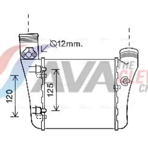 Chladič plniaceho vzduchu AVA QUALITY COOLING AIA4333