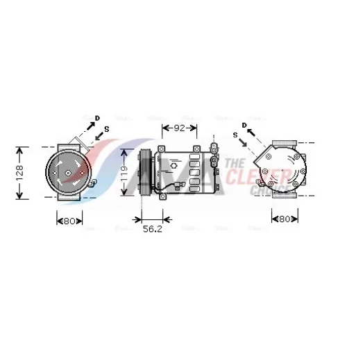 Kompresor klimatizácie AVA QUALITY COOLING CNAK237