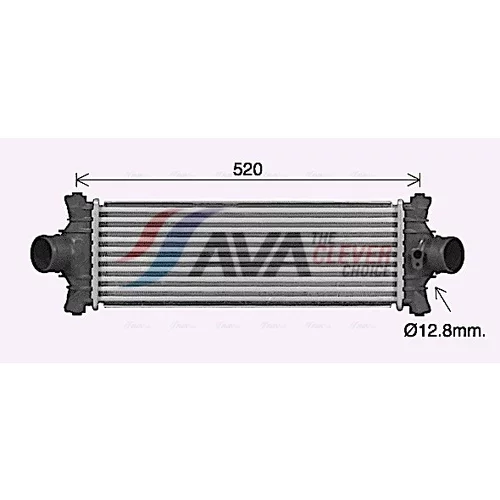 Chladič plniaceho vzduchu FD4677 (AVA QUALITY COOLING) - obr. 1