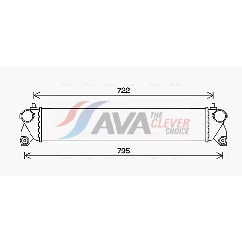 Chladič plniaceho vzduchu AVA QUALITY COOLING FT4461