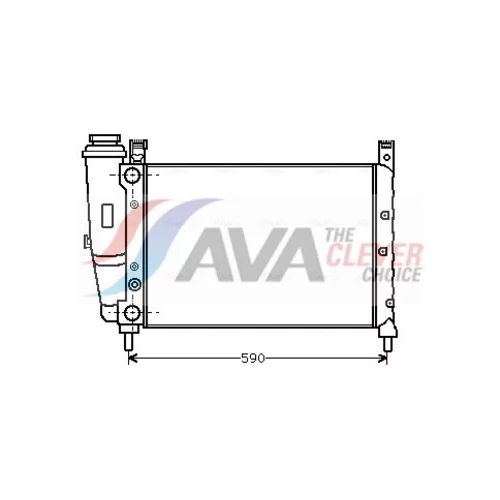 Chladič motora AVA QUALITY COOLING FTA2122
