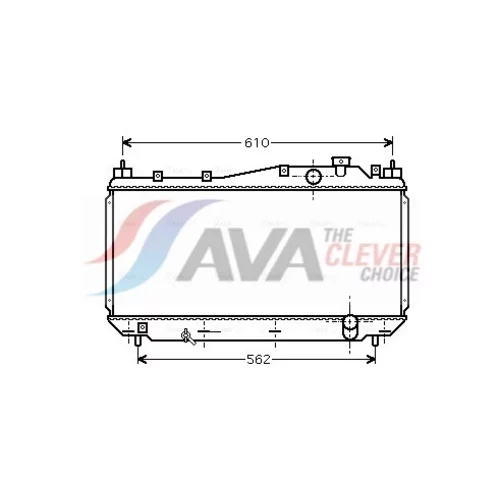 Chladič motora AVA QUALITY COOLING HD2113