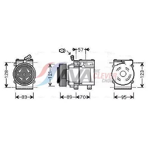 Kompresor klimatizácie AVA QUALITY COOLING KAAK205