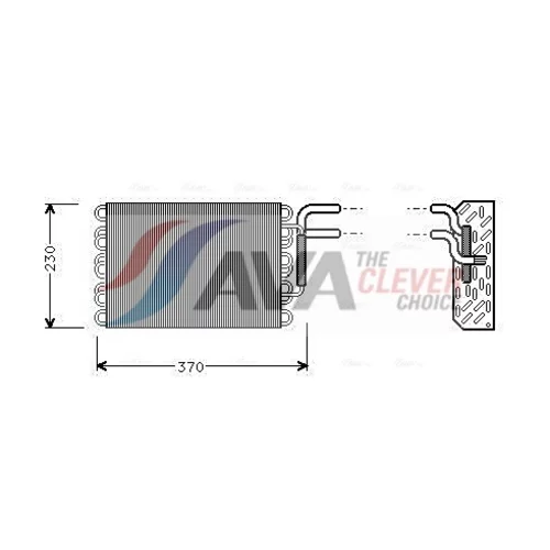 Výparník klimatizácie AVA QUALITY COOLING MSV002