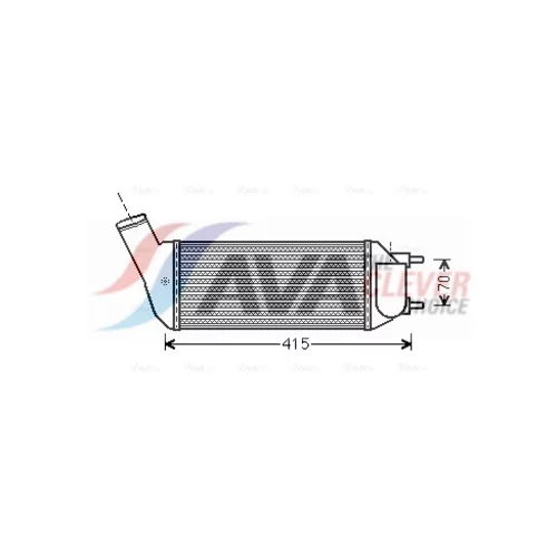 Chladič plniaceho vzduchu AVA QUALITY COOLING PEA4341