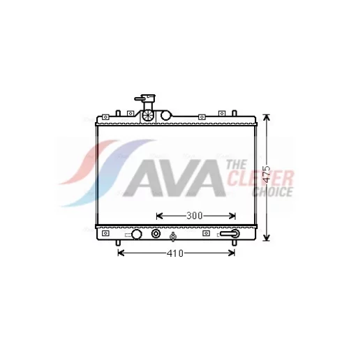 Chladič motora AVA QUALITY COOLING SZ2138