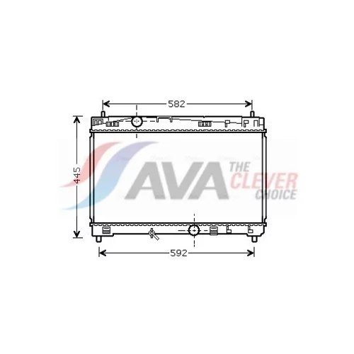 Chladič motora AVA QUALITY COOLING TO2489
