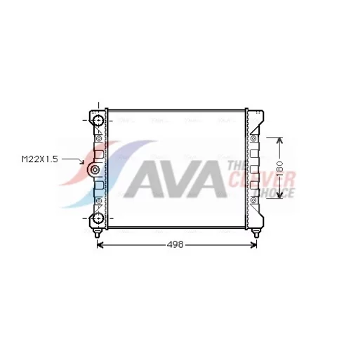Chladič motora AVA QUALITY COOLING VN2028