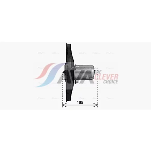 Ventilátor chladenia motora VN7538 (AVA QUALITY COOLING) - obr. 1