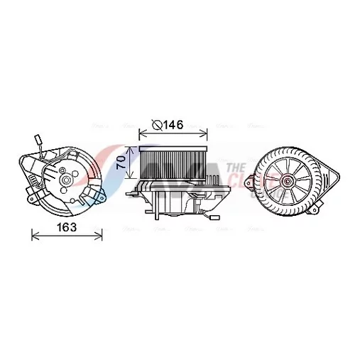 Vnútorný ventilátor AVA QUALITY COOLING CN8295