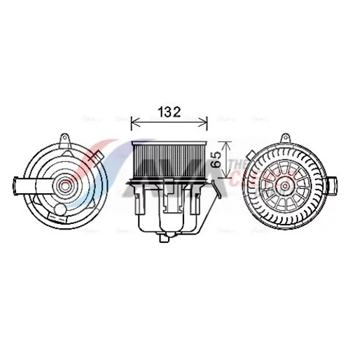 Vnútorný ventilátor AVA QUALITY COOLING CN8302