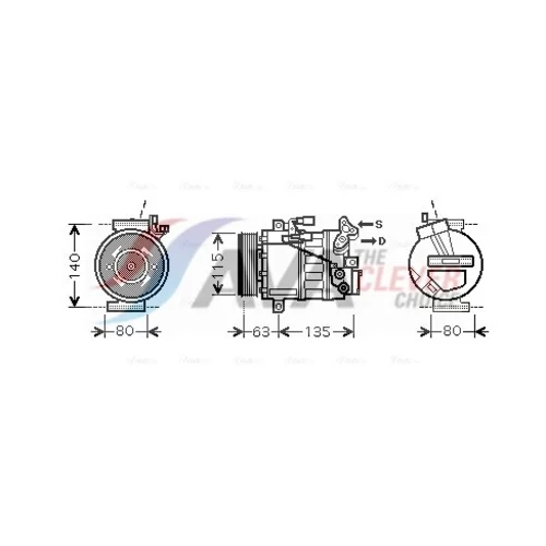 Kompresor klimatizácie AVA QUALITY COOLING DNK336