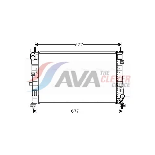 Chladič motora AVA QUALITY COOLING FDA2165