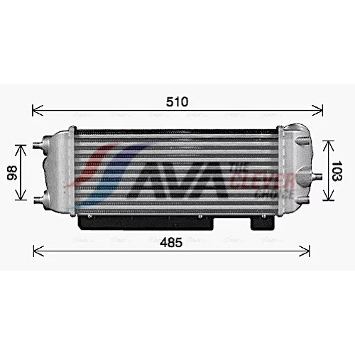 Chladič plniaceho vzduchu AVA QUALITY COOLING HY4486