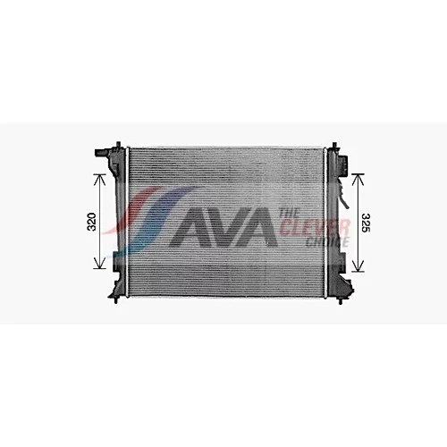 Chladič motora KA2318 (AVA QUALITY COOLING)