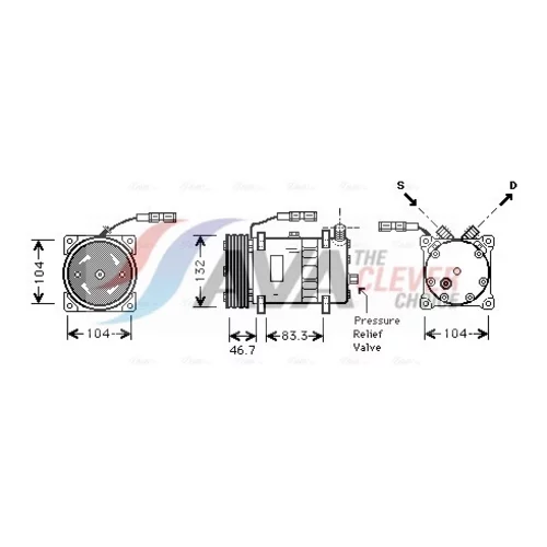 Kompresor klimatizácie AVA QUALITY COOLING MNK048