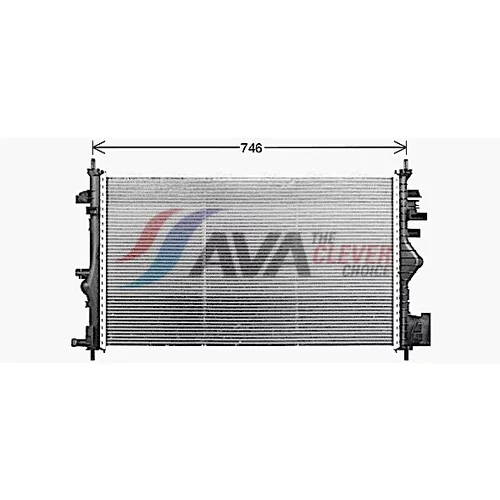 Chladič motora AVA QUALITY COOLING OL2731
