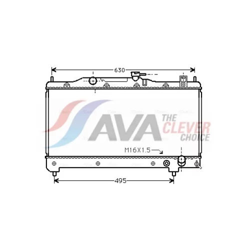 Chladič motora AVA QUALITY COOLING TO2239