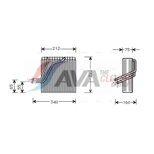 Výparník klimatizácie AVA QUALITY COOLING VNV030