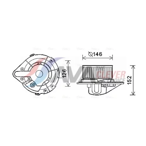 Vnútorný ventilátor AVA QUALITY COOLING AI8501
