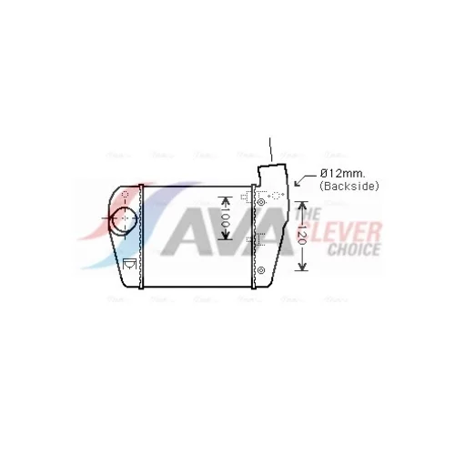 Chladič plniaceho vzduchu AVA QUALITY COOLING AIA4350
