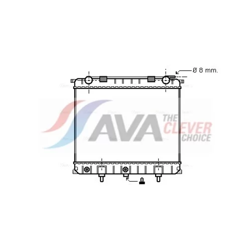 Chladič motora AVA QUALITY COOLING AU2132