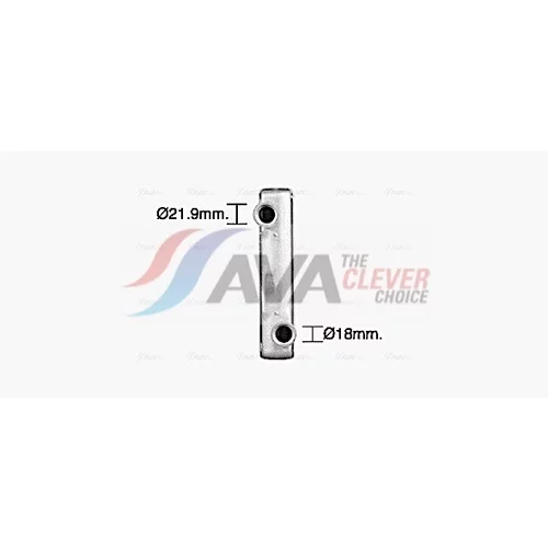 Výmenník tepla vnútorného kúrenia AVA QUALITY COOLING CR6146