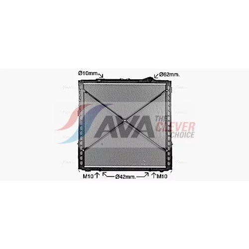 Chladič motora DF2098 (AVA QUALITY COOLING) - obr. 1