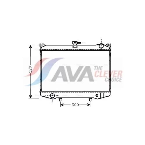 Chladič motora AVA QUALITY COOLING DN2041