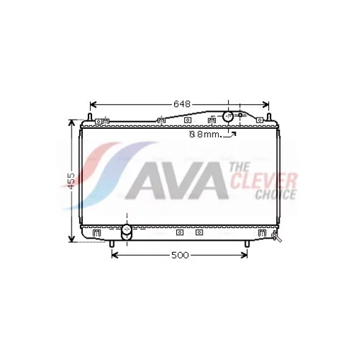 Chladič motora AVA QUALITY COOLING DW2054