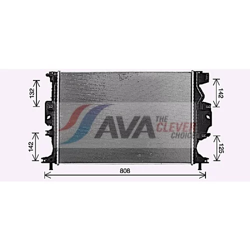 Chladič motora AVA QUALITY COOLING FD2689