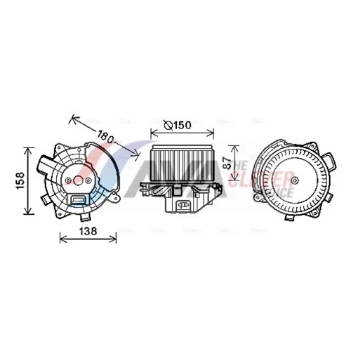Vnútorný ventilátor FT8440 (AVA QUALITY COOLING)