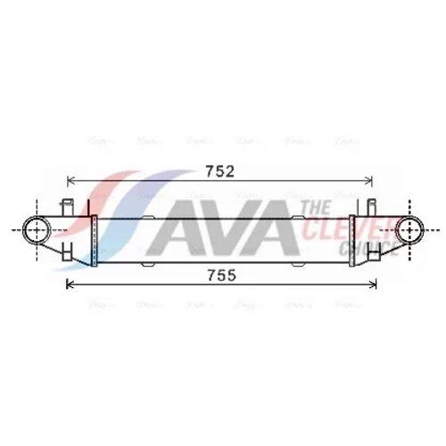 Chladič plniaceho vzduchu AVA QUALITY COOLING MSA4557