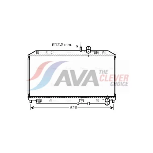 Chladič motora AVA QUALITY COOLING MZ2169