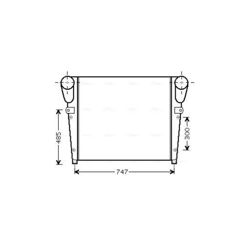 Chladič plniaceho vzduchu RE4047 (AVA QUALITY COOLING)