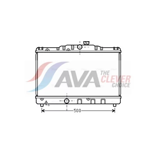 Chladič motora AVA QUALITY COOLING TO2115