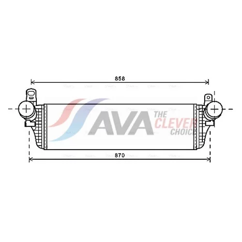 Chladič plniaceho vzduchu AVA QUALITY COOLING VNA4313
