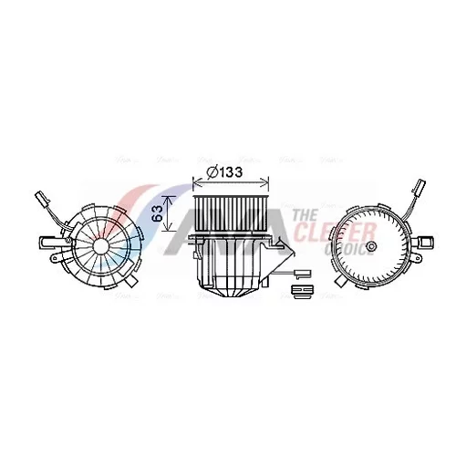 Vnútorný ventilátor AVA QUALITY COOLING AI8395
