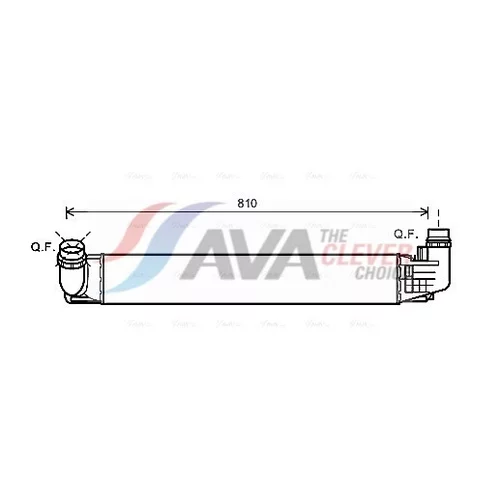 Chladič plniaceho vzduchu AVA QUALITY COOLING DAA4009