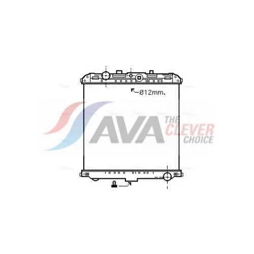 Chladič motora AVA QUALITY COOLING DF2035N