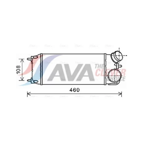 Chladič plniaceho vzduchu FDA4476 (AVA QUALITY COOLING)