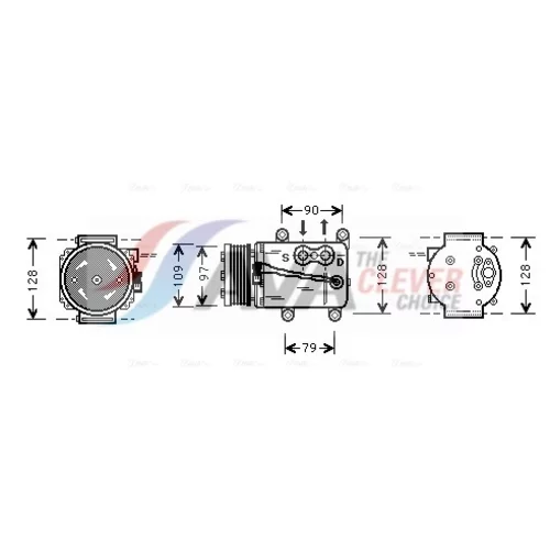 Kompresor klimatizácie AVA QUALITY COOLING FDAK105