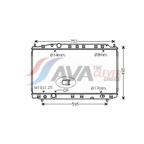Chladič motora AVA QUALITY COOLING HD2300