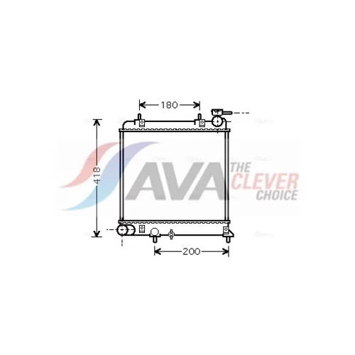 Chladič motora AVA QUALITY COOLING HYA2085
