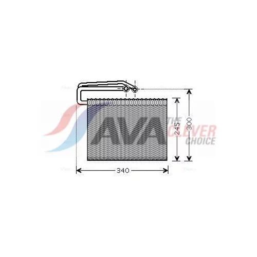 Výparník klimatizácie AVA QUALITY COOLING OLV399