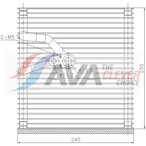 Výparník klimatizácie AVA QUALITY COOLING OLV759