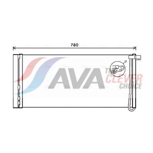 Kondenzátor klimatizácie AVA QUALITY COOLING PR5083D