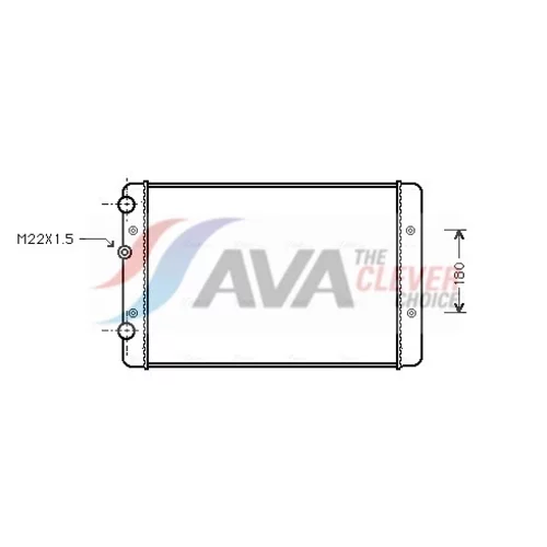 Chladič motora AVA QUALITY COOLING VNA2131