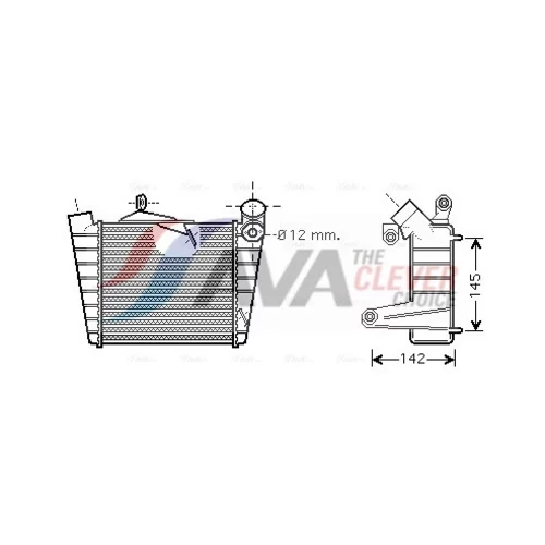 Chladič plniaceho vzduchu AVA QUALITY COOLING VNA4213