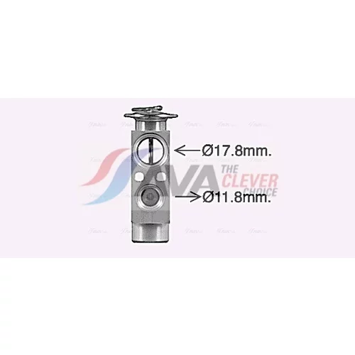 Expanzný ventil klimatizácie AVA QUALITY COOLING DF1095